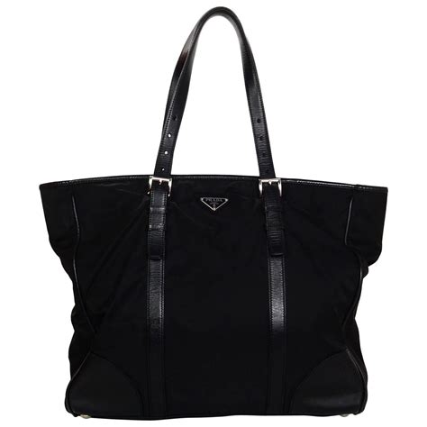 leather prada tote|prada nylon tote sale.